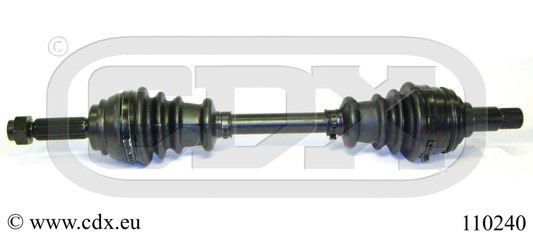 Drivaxel, framaxel vänster Cdx 110240 CDX