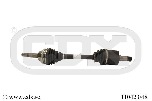 Drivaxel, framaxel vänster Cdx 110423/48 CDX