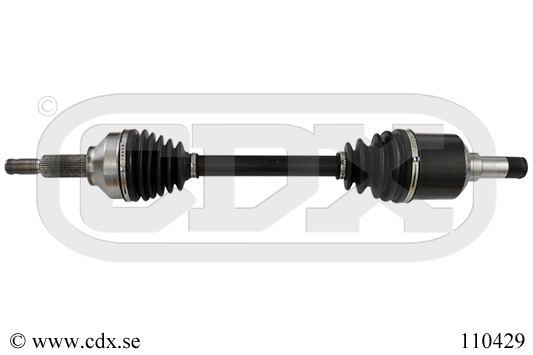Drivaxel, framaxel vänster Cdx 110429 CDX