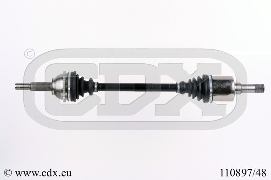 Drivaxel, framaxel vänster Cdx 110897/48 CDX