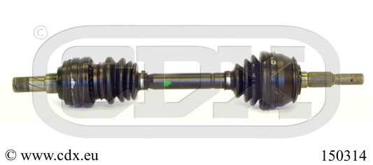 Drivaxel, framaxel vänster Cdx 150314 CDX