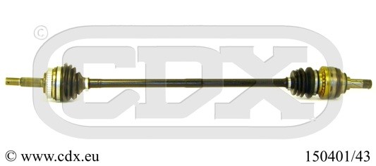 Drivaxel, Framaxel, framaxel höger, Höger Cdx 150401/43 CDX