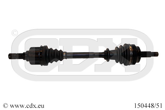 Drivaxel, framaxel vänster Cdx 150448/51 CDX