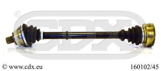 Drivaxel, framaxel höger Cdx 160102/45 CDX