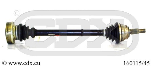 Drivaxel, framaxel vänster Cdx 160115/45 CDX