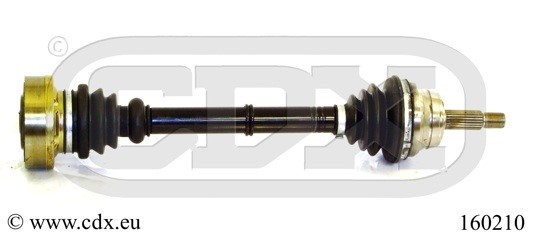 Drivaxel Audi Coupe B2 (81, 855, 856), framaxel höger Cdx 160210 CDX