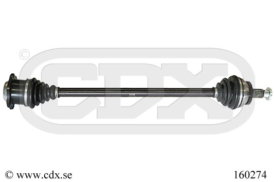 Drivaxel, framaxel höger Cdx 160274 CDX