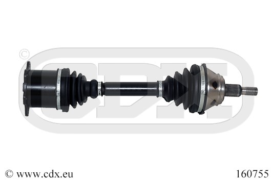 Drivaxel, framaxel vänster Cdx 160755 CDX