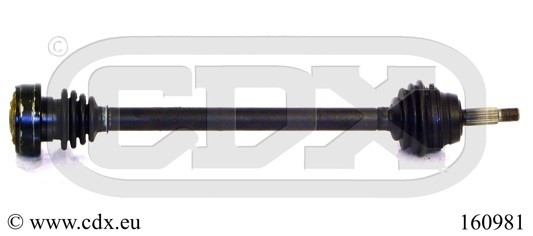 Drivaxel, framaxel vänster Cdx 160981 CDX