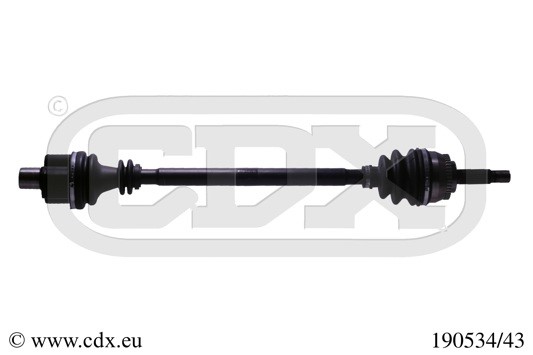 Drivaxel, framaxel höger Cdx 190534/43 CDX