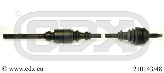 Drivaxel Citroen Saxo (s0, S1), framaxel höger Cdx 210143/48 CDX