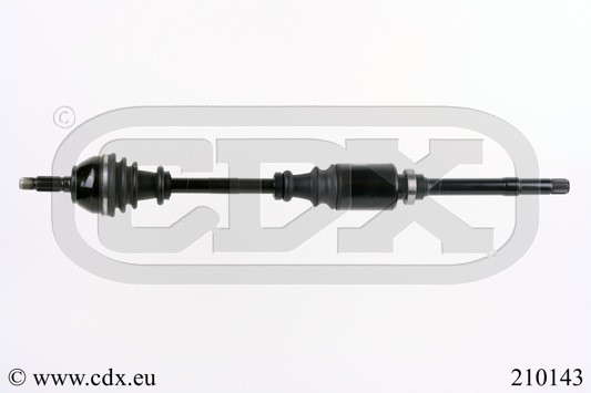 Drivaxel Citroen Saxo (s0, S1), framaxel höger Cdx 210143 CDX