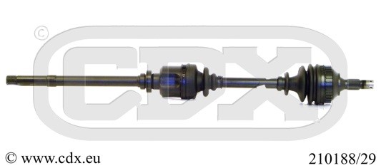 Drivaxel, framaxel höger Cdx 210188/29 CDX