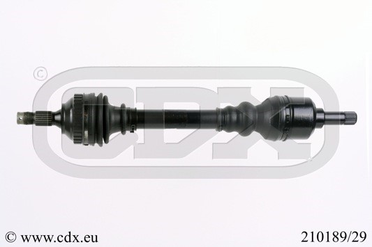 Drivaxel, framaxel vänster Cdx 210189/29 CDX