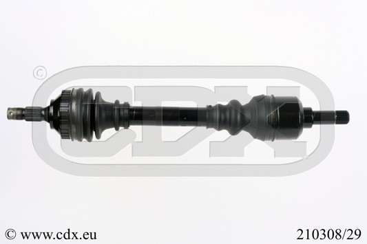 Drivaxel, framaxel vänster, Vänster Cdx 210308/29 CDX