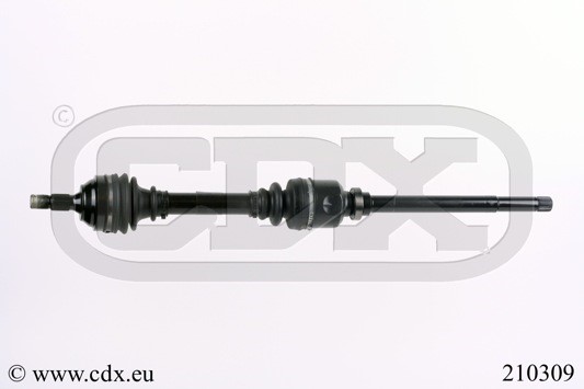 Drivaxel, framaxel höger, Höger Cdx 210309 CDX