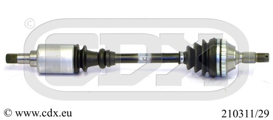 Drivaxel, framaxel vänster Cdx 210311/29 CDX