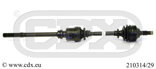 Drivaxel Citroen Xsara Picasso (n68), framaxel höger Cdx 210314/2 CDX