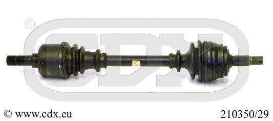 Drivaxel, framaxel vänster Cdx 210350/29 CDX
