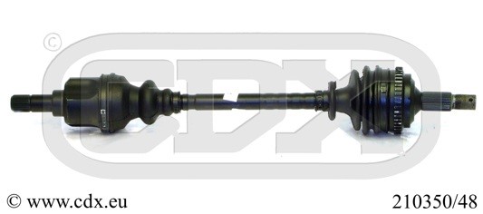 Drivaxel, Framaxel, framaxel vänster Cdx 210350/48 CDX