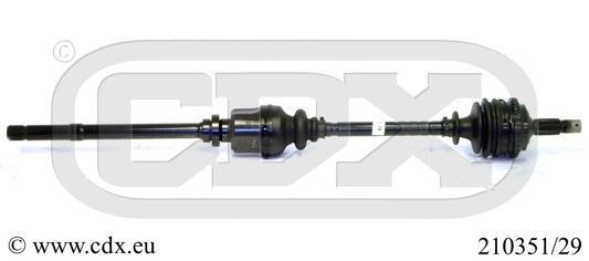 Drivaxel, framaxel höger Cdx 210351/29 CDX
