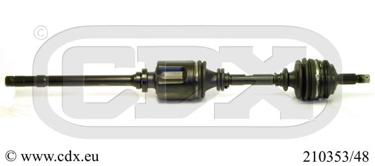Drivaxel, framaxel höger Cdx 210353/48 CDX