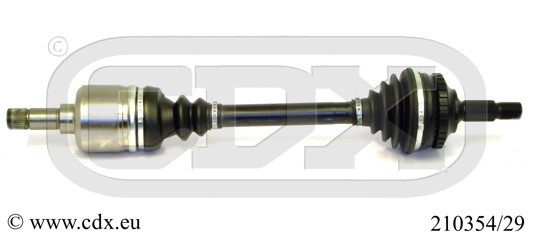 Drivaxel, framaxel vänster Cdx 210354/29 CDX