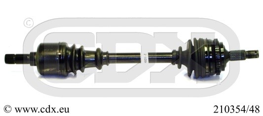 Drivaxel, framaxel vänster Cdx 210354/48 CDX Drivaxel, framaxel vänster Cdx 210354/48 CDX