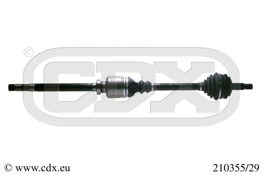 Drivaxel, framaxel höger Cdx 210355/29 CDX