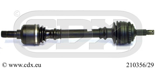 Drivaxel, framaxel vänster Cdx 210356/29 CDX
