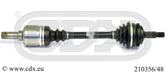 Drivaxel, framaxel vänster Cdx 210356/48 CDX