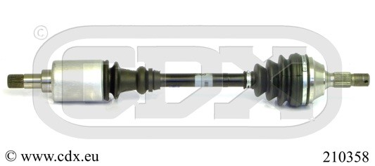 Drivaxel, framaxel vänster Cdx 210358 CDX