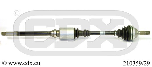 Drivaxel, framaxel höger, framaxel vänster Cdx 210359/29 CDX