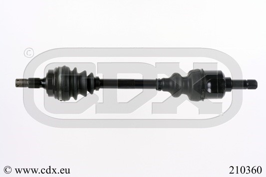 Drivaxel, framaxel vänster Cdx 210360 CDX