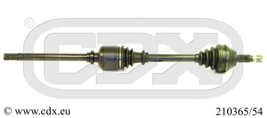 Drivaxel, framaxel höger Cdx 210365/54 CDX
