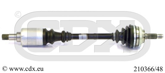 Drivaxel, framaxel vänster Cdx 210366/48 CDX