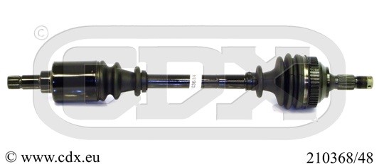 Drivaxel, Framaxel, framaxel vänster, Vänster Cdx 210368/48 CDX