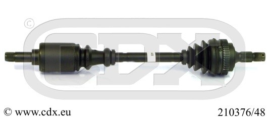 Drivaxel, framaxel vänster Cdx 210376/48 CDX