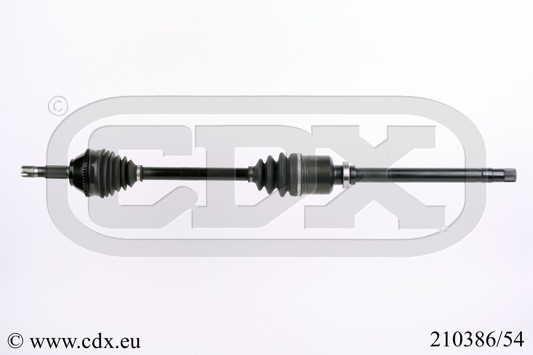 Drivaxel, framaxel höger Cdx 210386/54 CDX