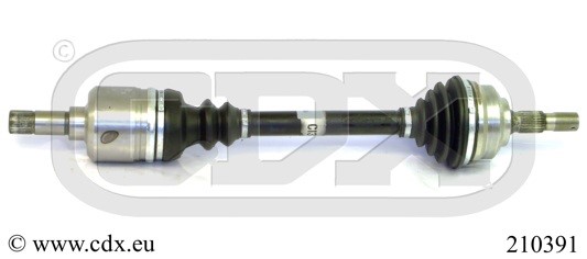 Drivaxel, framaxel vänster Cdx 210391 CDX