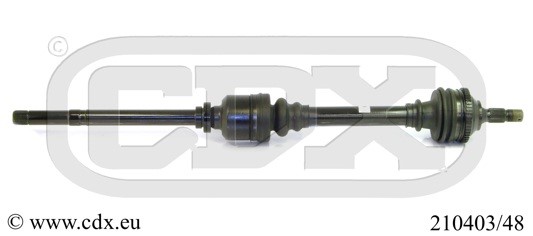 Drivaxel, framaxel höger Cdx 210403/48 CDX