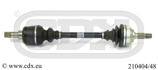 Drivaxel, framaxel vänster Cdx 210404/48 CDX