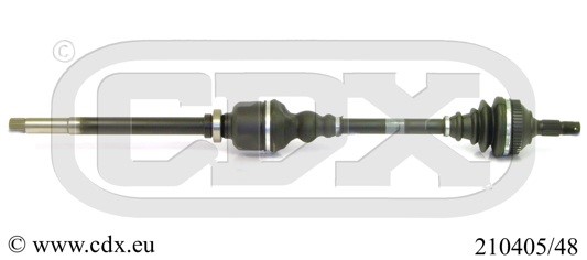 Drivaxel, framaxel höger Cdx 210405/48 CDX