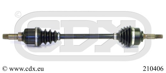 Drivaxel, framaxel vänster Cdx 210406 CDX