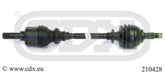 Drivaxel, framaxel vänster Cdx 210428 CDX