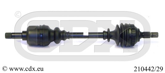 Drivaxel, framaxel vänster Cdx 210442/29 CDX Drivaxel, framaxel vänster Cdx 210442/29 CDX