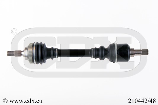 Drivaxel, framaxel vänster Cdx 210442/48 CDX