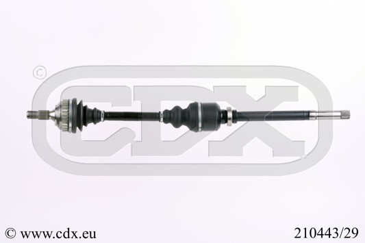 Drivaxel, framaxel höger Cdx 210443/29 CDX
