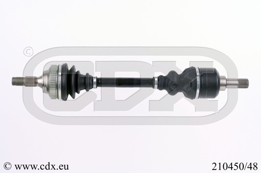 Drivaxel, framaxel vänster Cdx 210450/48 CDX
