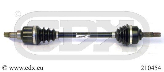 Drivaxel Peugeot 1007 (km_), framaxel vänster Cdx 210454 CDX